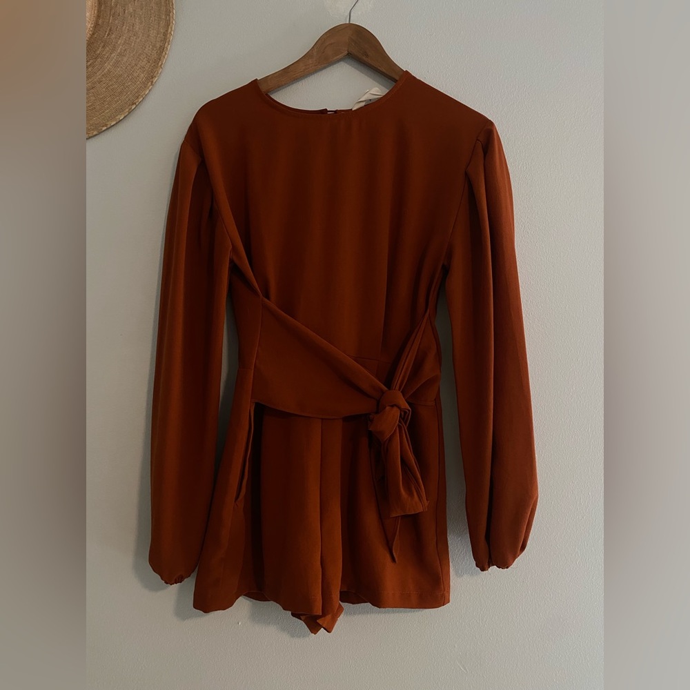 Burnt Orange romper.